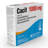 Cacit 1000mg - Calciumsupplement bij Osteoporose 30 bruistabletten
