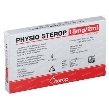 Physio 0,9 % 20 ml ampoules