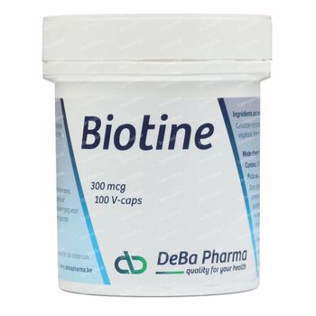 Deba Pharma Biotine 300mcg 100 capsules