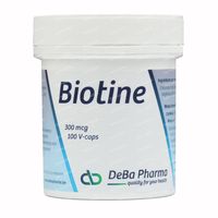 Deba Pharma Biotine 300mcg 100 kapseln