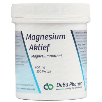 DeBa Pharma Magnesium Actief 600 mg 100 capsules