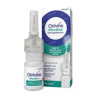 Otrivine Menthol Décongestionnant 1 mg/ml Solution pour Pulvérisation Nasale 10 ml spray