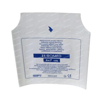 Euromed 6cm x 7cm Pans d'Ile ADH Sterile 1 st