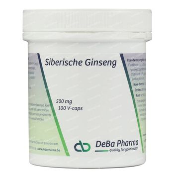DeBa Pharma Siberische Ginseng 100 capsules