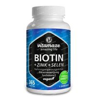 Vitamaze Biotine + Zinc + Sélénium 365 comprimés