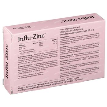 Pharma Nord Influ-Zinc 90 comprimés à sucer