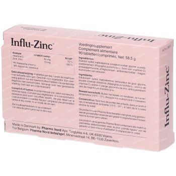 Pharma Nord Influ-Zinc 90 zuigtabletten