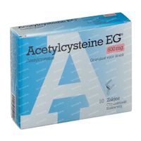 Acetylcysteïne EG 600mg 10 zakjes