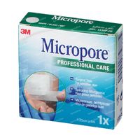 3M Micropore Sparadrap Chirurgical 1,25cm x 5m 1530/1B 1 pièce