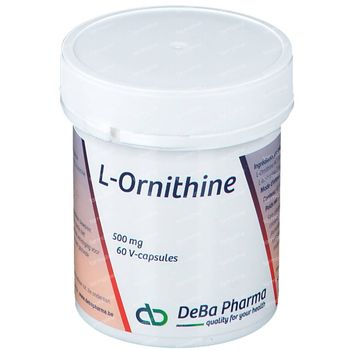 Deba L-Ornithine Capsules 500Mg 60 capsules