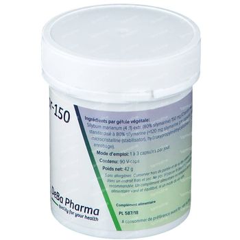 DeBa Pharma Silymar 150mg 90 capsules