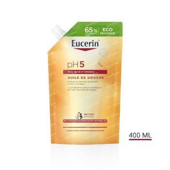 Eucerin pH5 Huile de Douche Recharge Peau Sèche et Sensible 400 ml