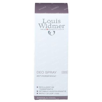 Louis Widmer Deo Spray Antiperspirant Zonder Parfum 75 ml