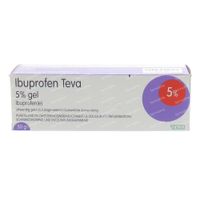 Ibuprofen Teva 5% 50 g gel