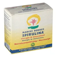 Harmonisch Van hen Ouderling Marcus Rohrer Spirulina Navulling 540 tabletten hier online bestellen |  FARMALINE.be