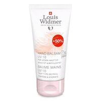 Louis Widmer Baume Mains SPF10 Sans Parfum + 25 ml GRATUIT 50+25 ml