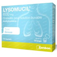 Lysomucil 600mg 14 sachets