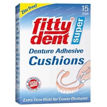 Fittydent Coussins Adhesive 15 pièces
