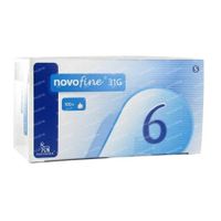 NovoFine® 31g 6mm 100 stuks