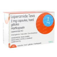 Loperamide Teva 2mg 60 capsules