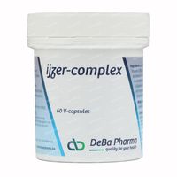 Deba IJzer Complex Vegetat. 25 mg 60 Kaps. 60  kapseln