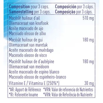Bional Knoflook + Maretak + Meidoorn – Circulatie en Afweersysteem –Voedingssupplement met Vitamine E  200 capsules