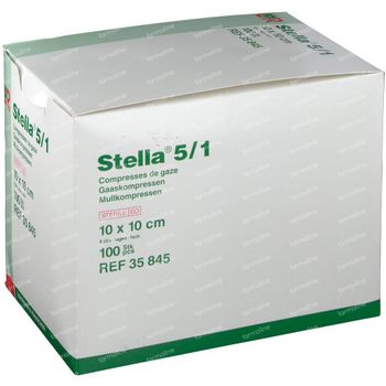Compresse Stérile Stella 5/1 10x10 35845 100 st