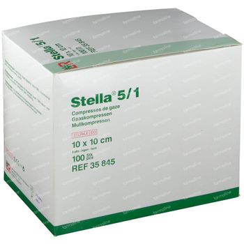 Compresse Stérile Stella 5/1 10x10 35845 100 st