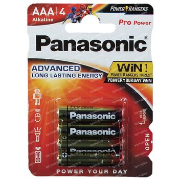 Panasonic Batterie Lr03 1,5V 4 piles