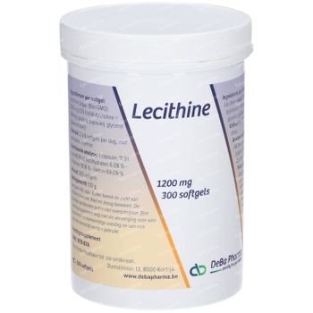 Deba Lecithine 1200mg 300 capsules