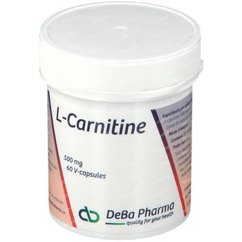 DeBa Pharma L-Carnitine 500mg 60 capsules