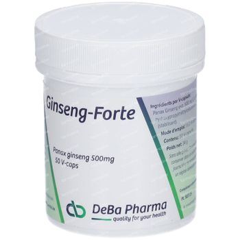 Deba Pharma Ginseng Forte 500mg 50 capsules
