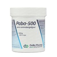 Deba Pharma Paba 500mg 100 comprimés