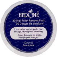 Herôme Nail Polish Remover Pads 30 pièces