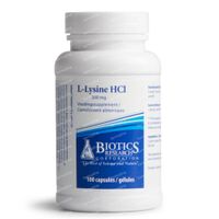 Biotics Research® L-Lysine HCI 500 mg 100 capsules