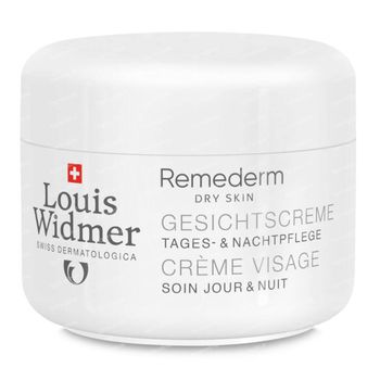 Louis Widmer Remederm Gezichtscrème Zonder Parfum 50 ml