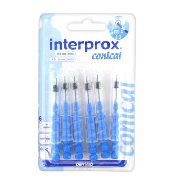 Interprox Regular Brosse Interdentaire Conique Bleue 6 st