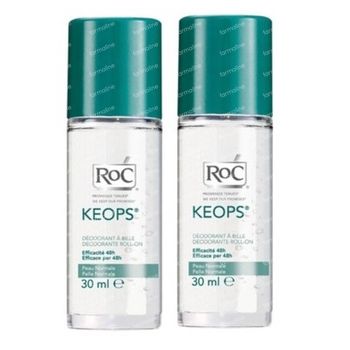 RoC Keops Déodorant à Bille Prix Réduit 2x30 ml