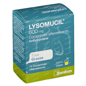 Lysomucil 600mg 14 bruistabletten