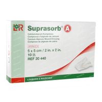 Suprasorb® A Compresse d'Alginate de Calcium 5 x 5 cm 20440 10 pièces