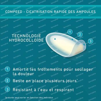 Compeed® Pansements Ampoules Small 6 pansements