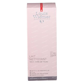 Louis Widmer Lait Nettoyant (Sans parfum) 200 ml
