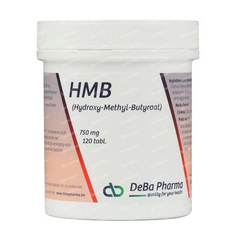 Deba Hmb 750 Mg 120 comprimés