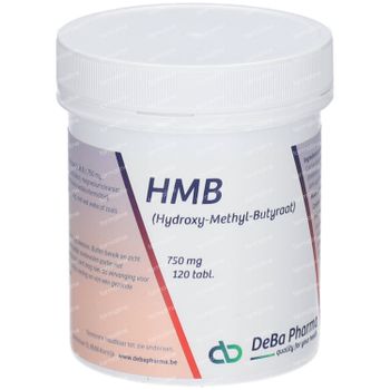 DeBa Pharma Hmb 750 Mg 120 comprimés