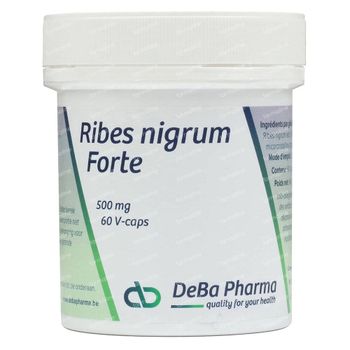 DeBa Pharma Ribes Nigrum 500mg 60 capsules