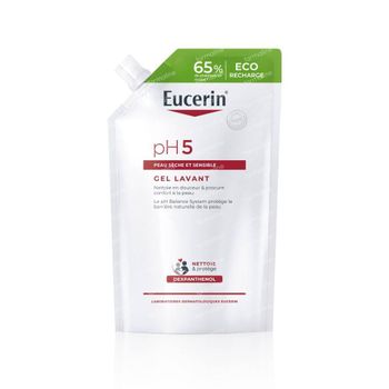 Eucerin pH5 Gel Lavant Recharge Visage et Corps Peau Sèche et Sensible 400 ml