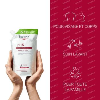 Eucerin pH5 Gel Lavant Recharge Visage et Corps Peau Sèche et Sensible 400 ml