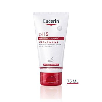 Eucerin pH5 Crème Mains Peau Sèche et Sensible  75 ml