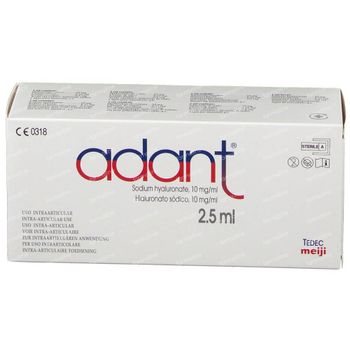 Adant Solution Injection IA 1% 7,50 ml ampoules