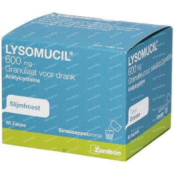 Lysomucil 600mg 60 zakjes